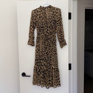 NWT banana republic animal print dress
